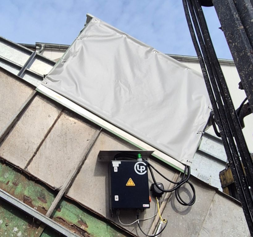 UpCircle™ Station processing unit installed outdoors on a conveyor